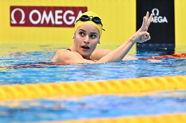 匈牙利女子游泳选手斩获奖牌