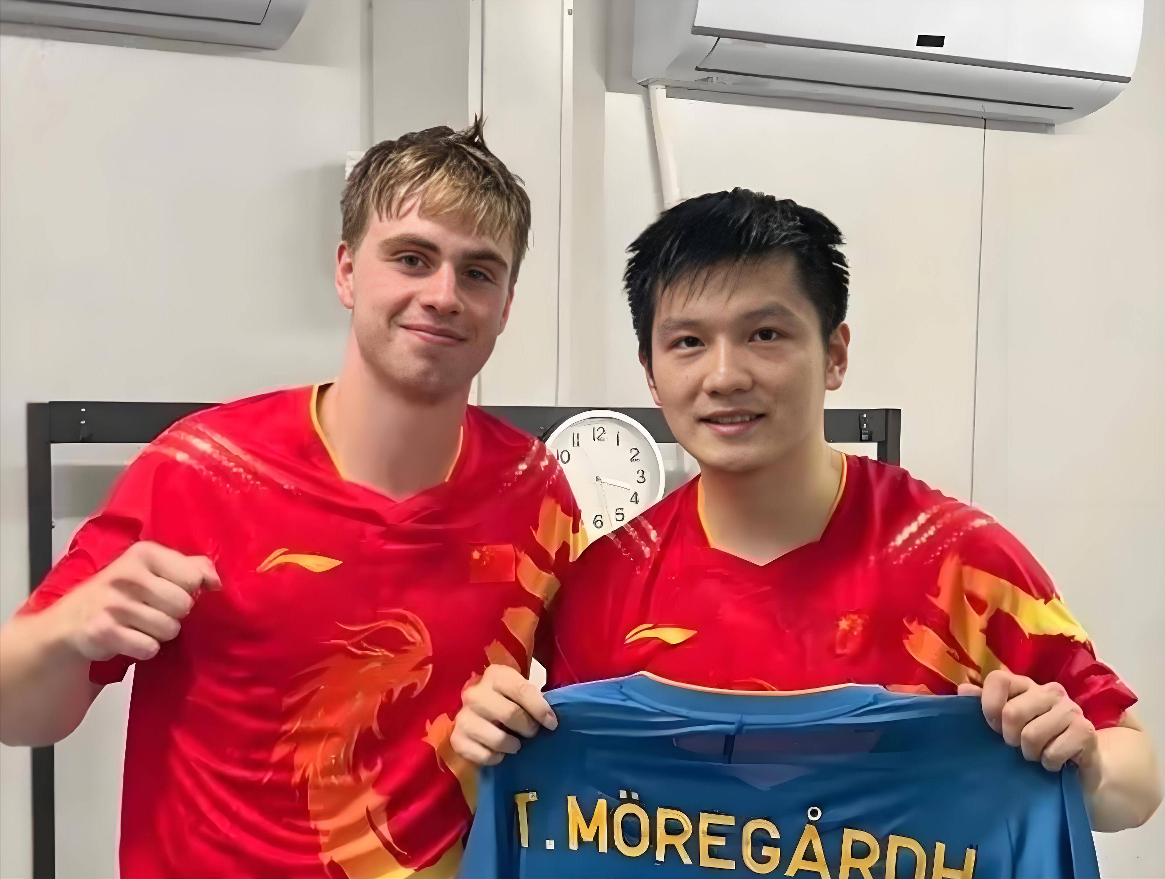 关于英国乒乓球队爆冷德国乒乓球队，樊振东统治全场的信息